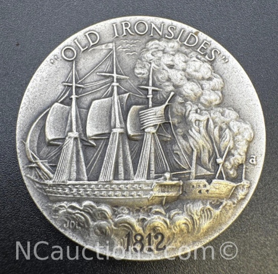1812 Old Ironsides Sterling Silver Coin 36.30 Grams