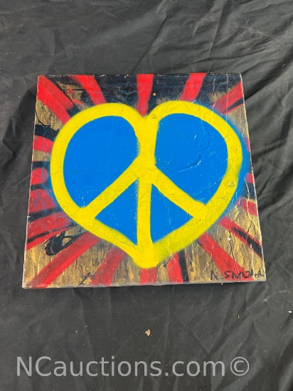 unframed art Salazar Peace