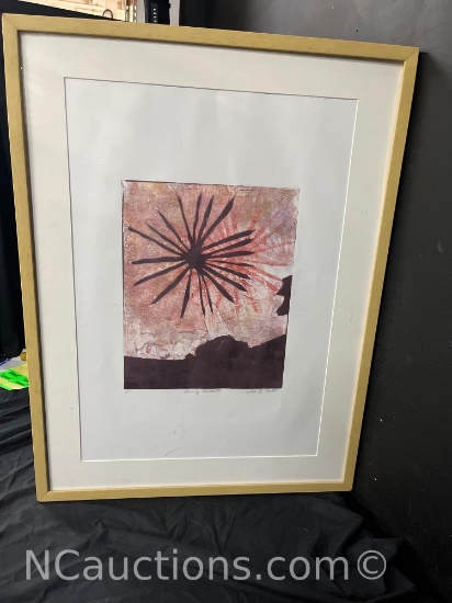 Rita Miller Dancing Daisies 2 monotype 1 of 1