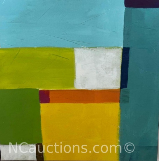 Modern Art Print On Canvas - Reproduction