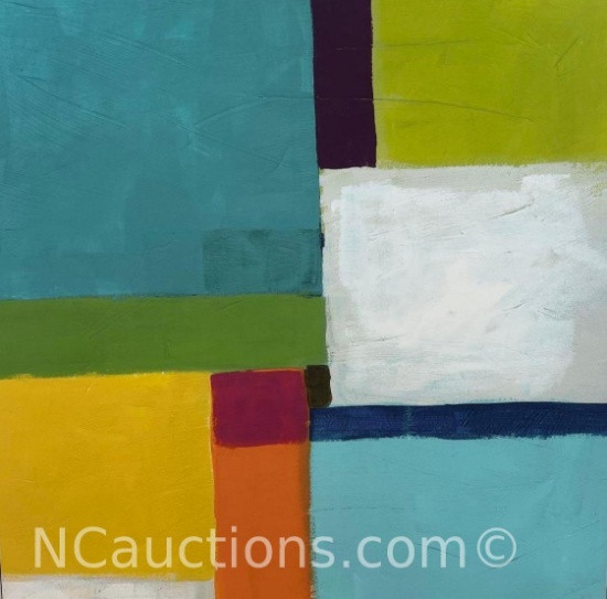 Modern Art Print On Canvas - Reproduction