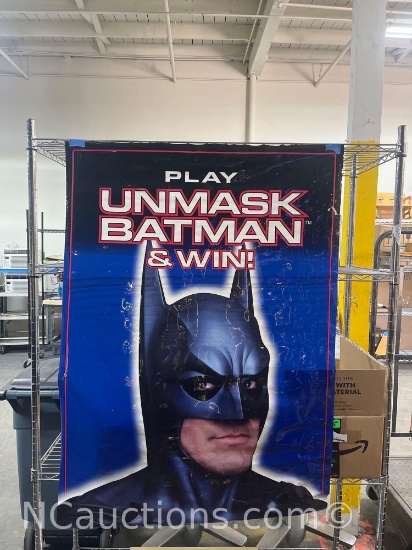 Unmask the Batman and win poster