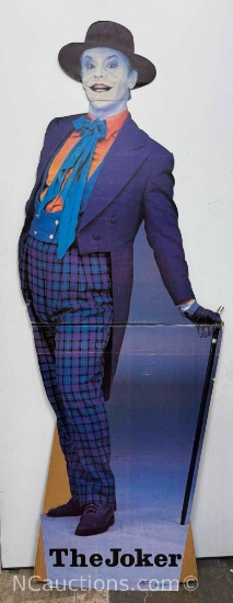 Vintage 1989 Batman Jack Nicholson Joker Life Size Standee