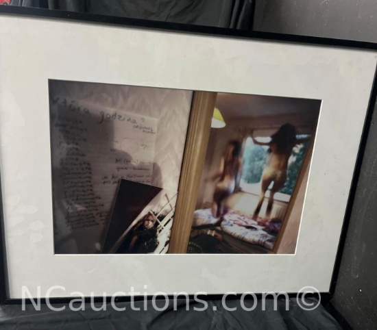 Framed nude art photo Miss Aniela Master Photographer