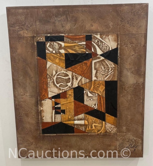 Framed Abstract Art 26x30