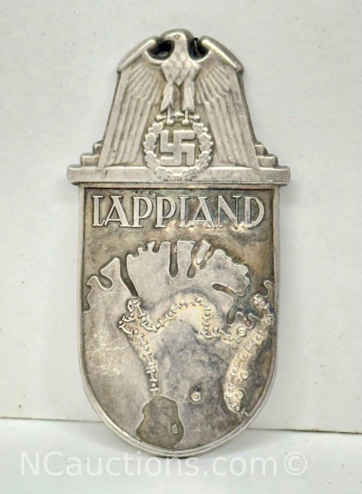 Nazi WW2 Lappland Badge Hitler