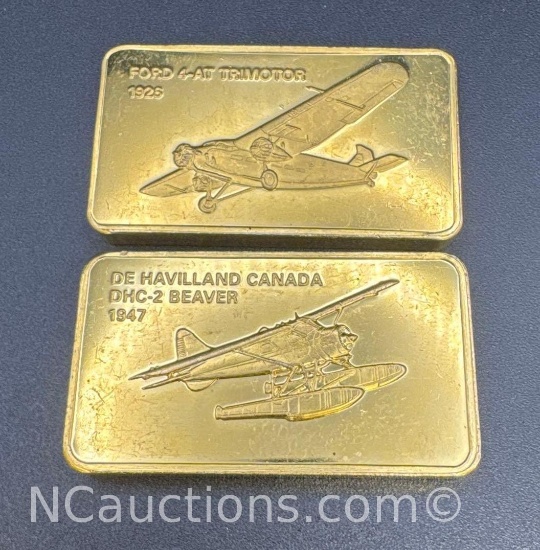Janes Medallic Register Great Aircraft 1st Edition Proof Medals