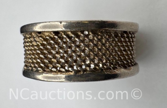 Tiffany and Co 925 Sterling Silver Ring 7.91 Grams Size 8