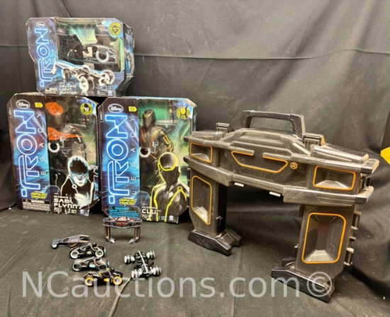 Disney Tron Collectibles Action Figures, Light Runner, Die Cast Toy Cars w/ Case more