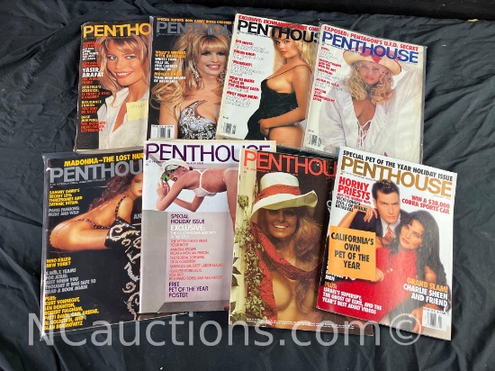 8 Penthouse Porn mags