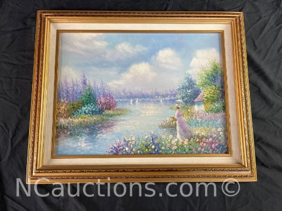 Signed Oil painting signed