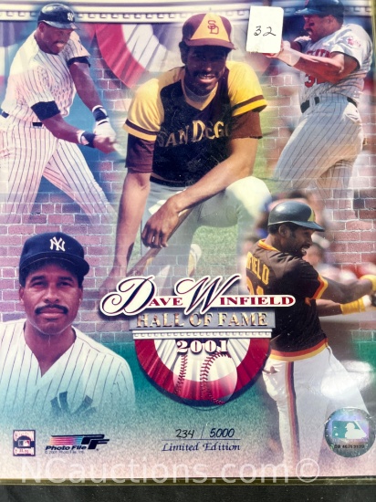 Autograph sports photos Chris Slade Dave Winfield J Gerot