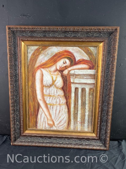Framed and signed Innocence Beauty signed tyler