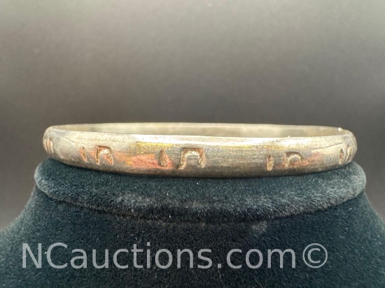 Sterling Silver Bangle Bracelet 15.41 grams