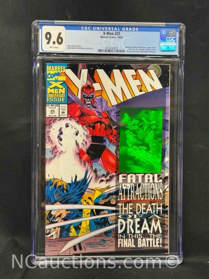 X-Men #25 Marvel Comics, 10/93 CGC 9.6 Holo