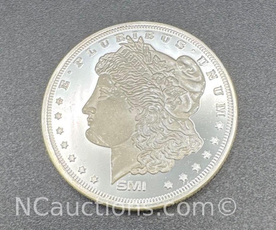 SMI 1 Troy Oz .999 Fine Silver Morgan Bullion Coin