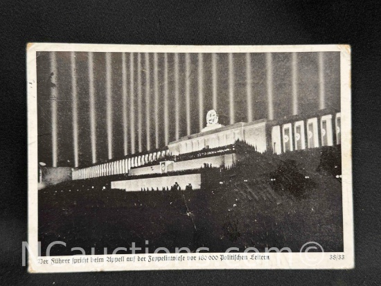 WW2 Nazi Germany 1938 Nurnberg Postcard