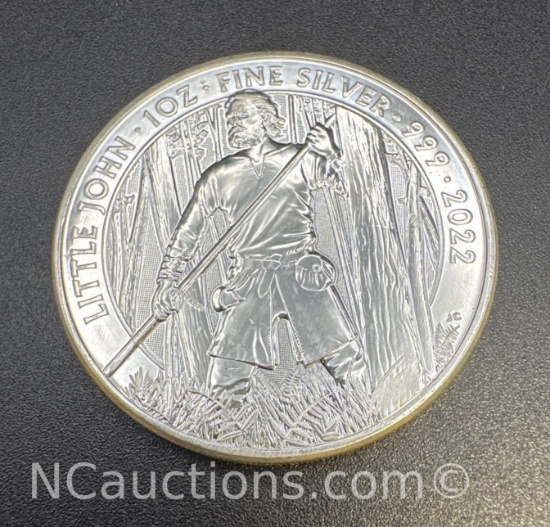 2022 Little John 1 Troy Oz .999 Fine Silver Bullion Coin