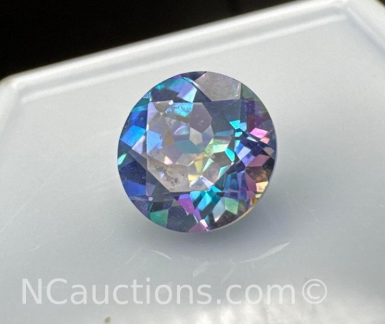 Round Cut Mystic Topaz Gemstone 4.25Ct