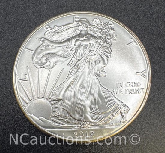 2019 American Silver Eagle 1 Troy Oz .999 Fine Silver Bullion Coin