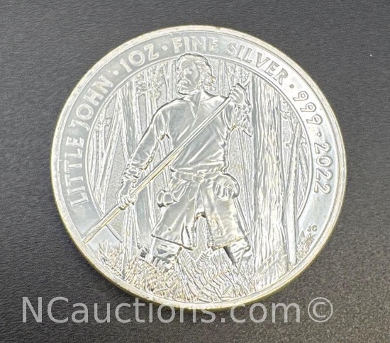 2022 Little John 1 Troy Oz .999 Fine Silver Bullion Coin