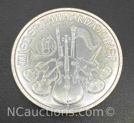 2011 Philharmonic 1 Troy Oz .999 Fine Silver Bullion Coin