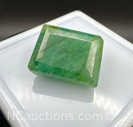 Emerald Cut Green Emerald Gemstone 18.75Ct