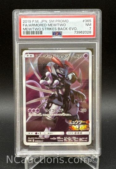 Pokemon 2019 P.M JPN SM Promo FA Mewtwo PSA 7 Pokemon Card