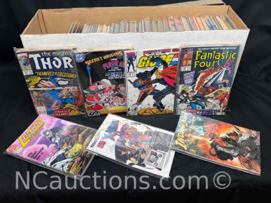 Long Box Approx 300 Comics G.I. Joe, X-Men, Indiana Jones, Fantastic Four more