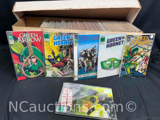 Long Box Over 275 Green Arrow and Green Hornet Comics