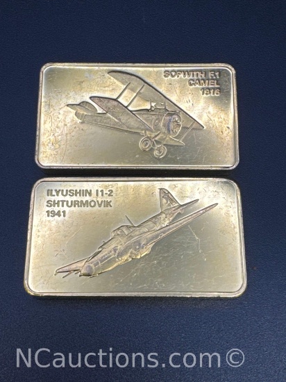 Janes Medallic Register Great Aircraft 1st Edition Proof