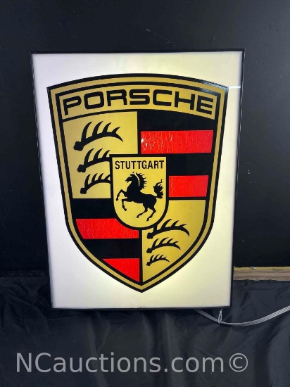 Vintage Porsche Stuttgart Wall sign