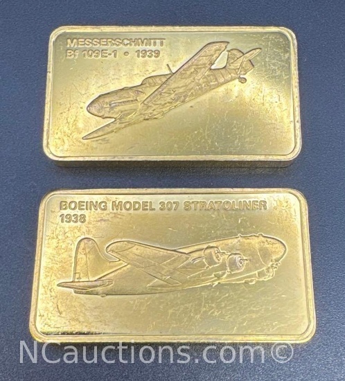Janes Medallic Register Great Aircraft 1st Edition Proof Medals