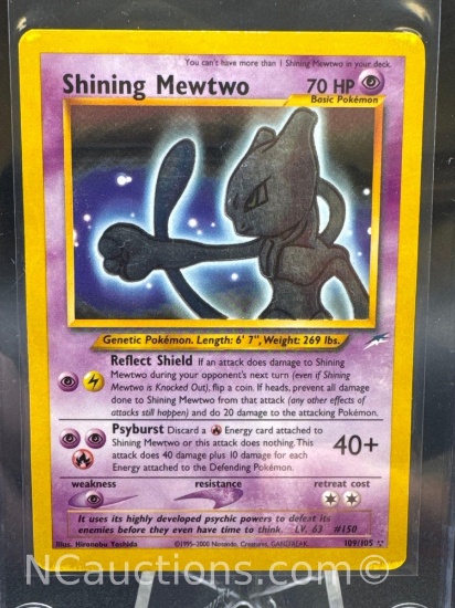 Pokemon Shining Mewtwo Pokemon Card