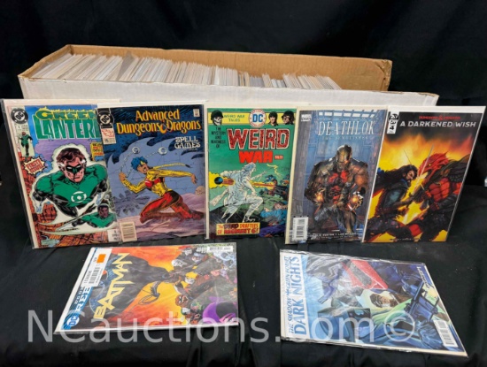 Long Box Approx 275 Comics Dungeons and Dragons, Batman, Green Lantern more