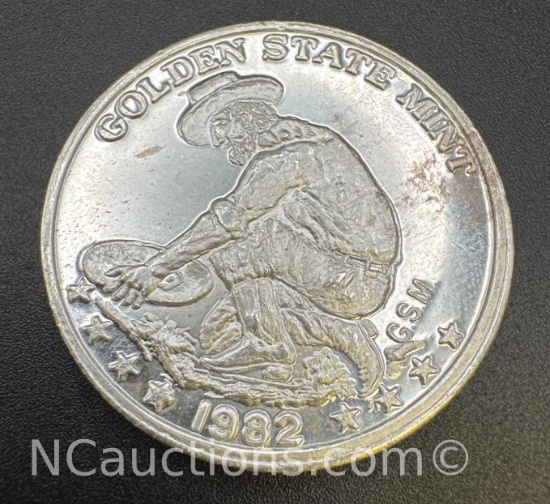 Golden State Mint 1 Troy Oz .999 Fine Silver Bullion Coin