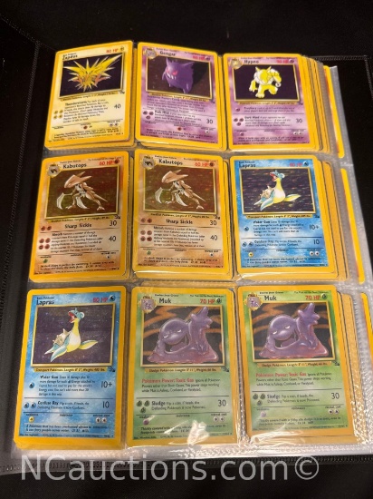 Pokemon Folder Of WOTC Pokemon Cards Holos 1st Edition