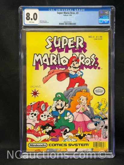 Super Mario Bros. #3 Valiant, 1990 CGC 8.0
