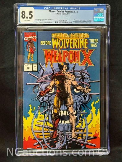 Marvel Comics Presents #72 Marvel Comics, 1991 CGC 8.5