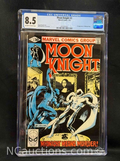 Moon Knight #3 Marvel Comics, 1/81 CGC 8.5