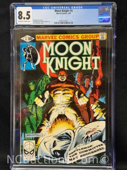 Moon Knight #4 Marvel Comics, 2/81 CGC 8.5