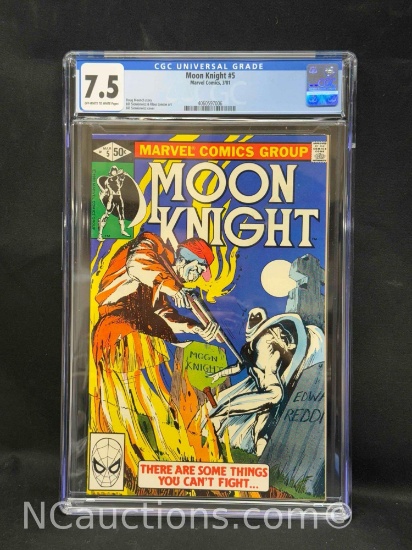 Moon Knight #5 Marvei Comics, 3/81 CGC 7.5