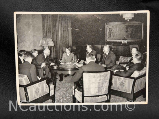5x7 Photo Adolf Hitler and British government representatives in Berlin in 1935 NAZI WW2