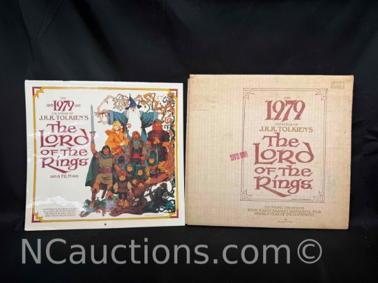 Vintage 1979 Lord of the Rings Calendar