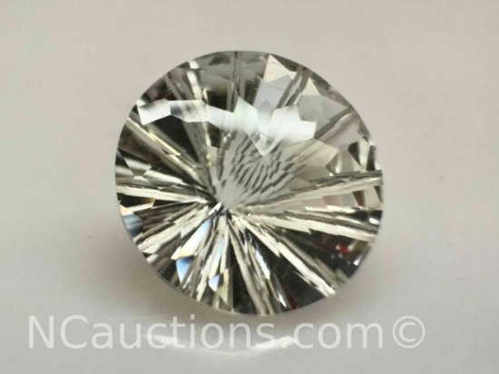 4ct Round Cut White Topaz Gemstone