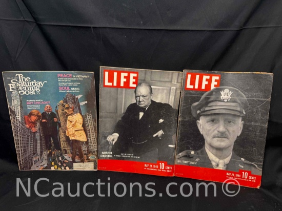 Old Magazines 1940s Life Magazines, 1969 Saturday Eve post