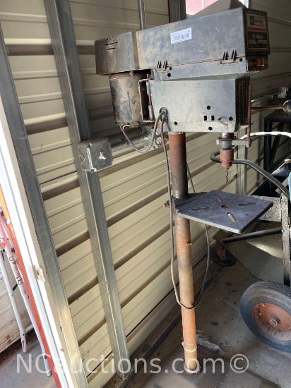 twelve inch drill press WORKS