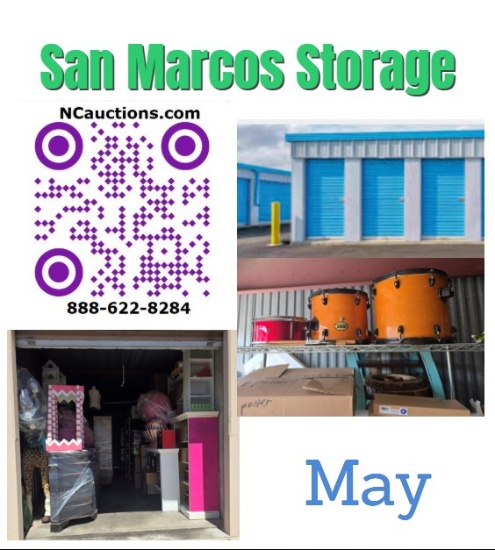 2025 May San Marcos Storage Units Auction West