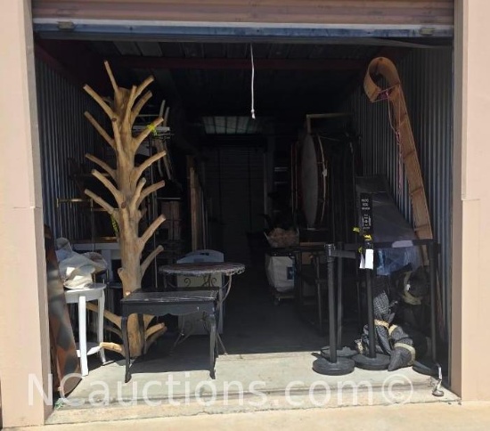10x25 Furniture unit sled Asian Chairs racks cherubs Drum Storage large mirror unopened safe c920
