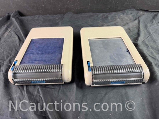 Pair of 1950s Moore Receipt Invoice Machines